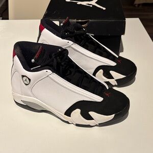 Jordan 14 Retro - Black Toe (2014) - SIZE 9 MENS